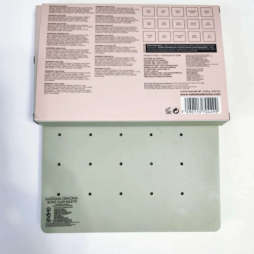 Natasha Denona Retro GLAM Eyeshadow Palette - Picture 5 of 11